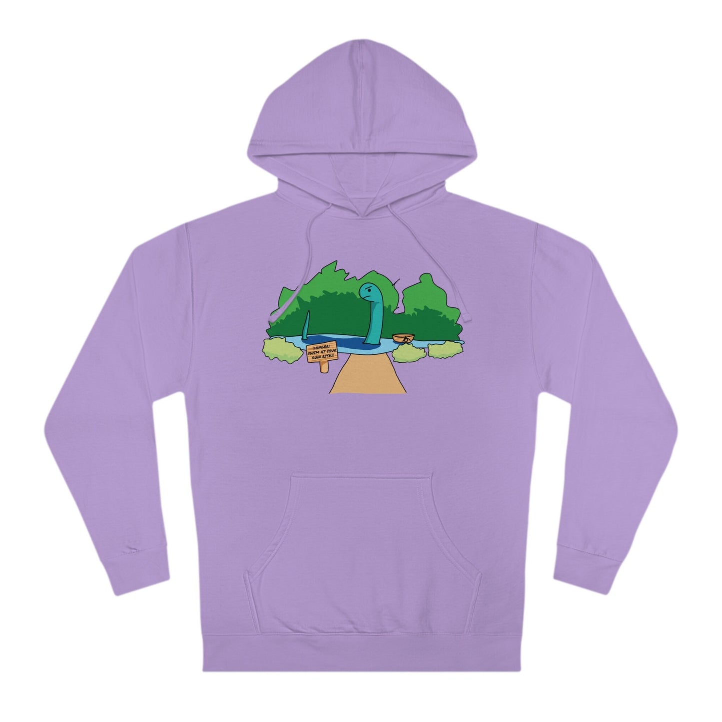 Loch Ness Lavender Hooded Sweatshirt